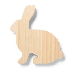 Easter Craft Bunny Wood Base - Mondo Llama™
