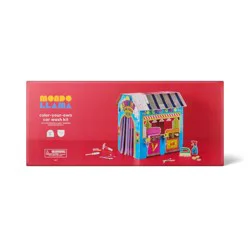 Color-Your-Own Car Wash Garage Fort - Mondo Llama™