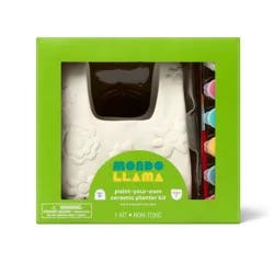Floral Shopping Bag Ceramic Planter Painting Craft Activity Kit - Mondo Llama™