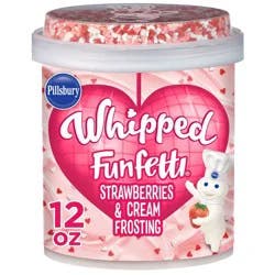 Pillsbury Valentine's Funfetti Whipped Strawberries and Cream Frosting - 12oz