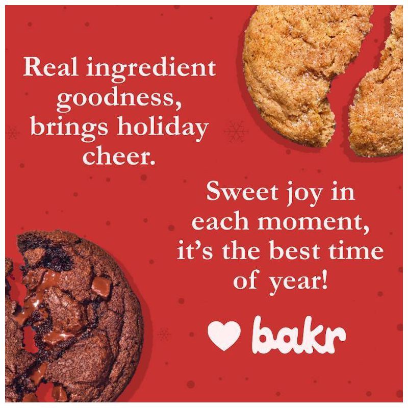 slide 4 of 5, BAKR Countdown Calendar Frozen Cookie Variety Pack - 12oz/12ct, 12 ct; 12 oz