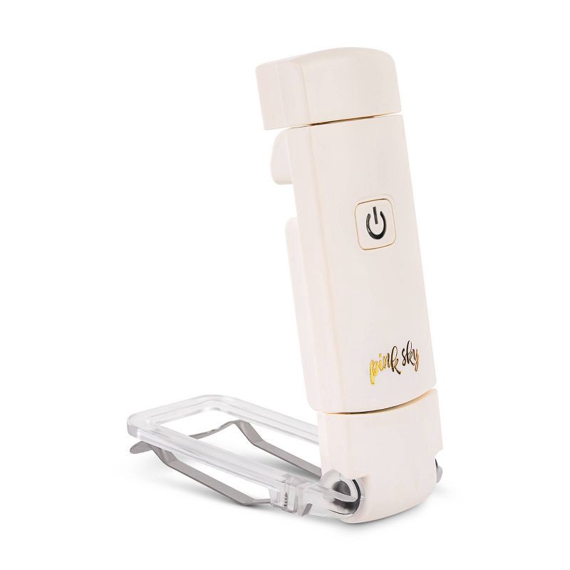 slide 3 of 6, Pink Sky Rechargeable Clip On Book Light, 1 ct