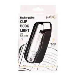Pink Sky Rechargeable Clip On Book Light