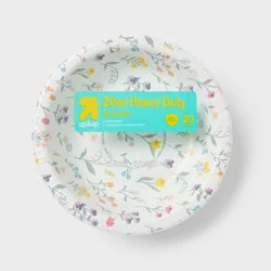 Spring Disposable Bowl - Spring Bloom - 5.52" - 20ct - up&up™: Round, Paper, Abstract Pattern