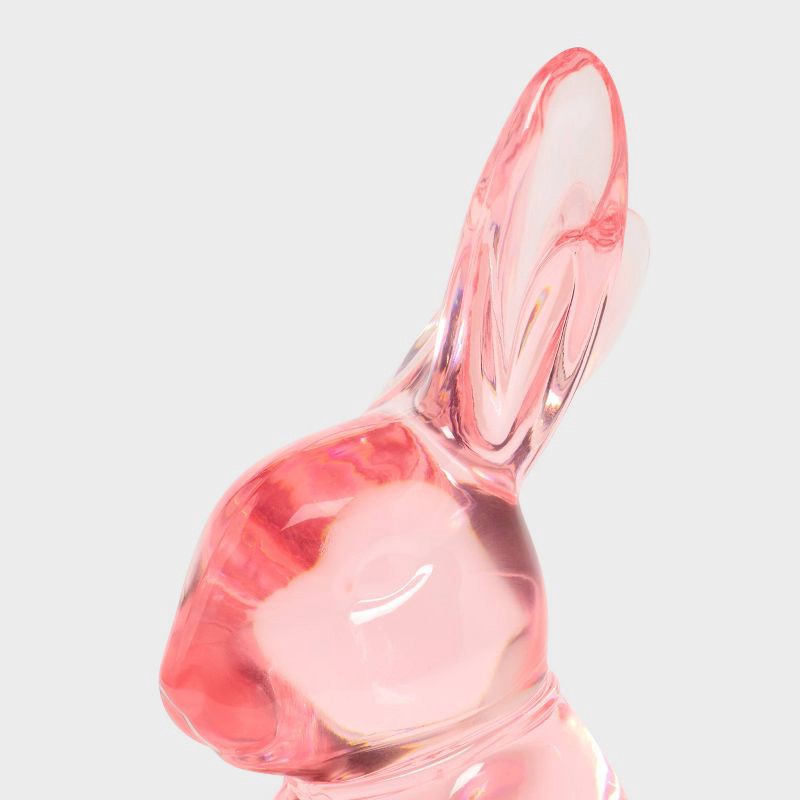 slide 3 of 3, Easter Acrylic Decorative Bunny Figural Pink - Spritz™, 1 ct