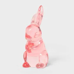 Easter Acrylic Decorative Bunny Figural Pink - Spritz™