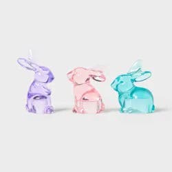 3pk Easter Acrylic Decorative Bunny Figural - Spritz™