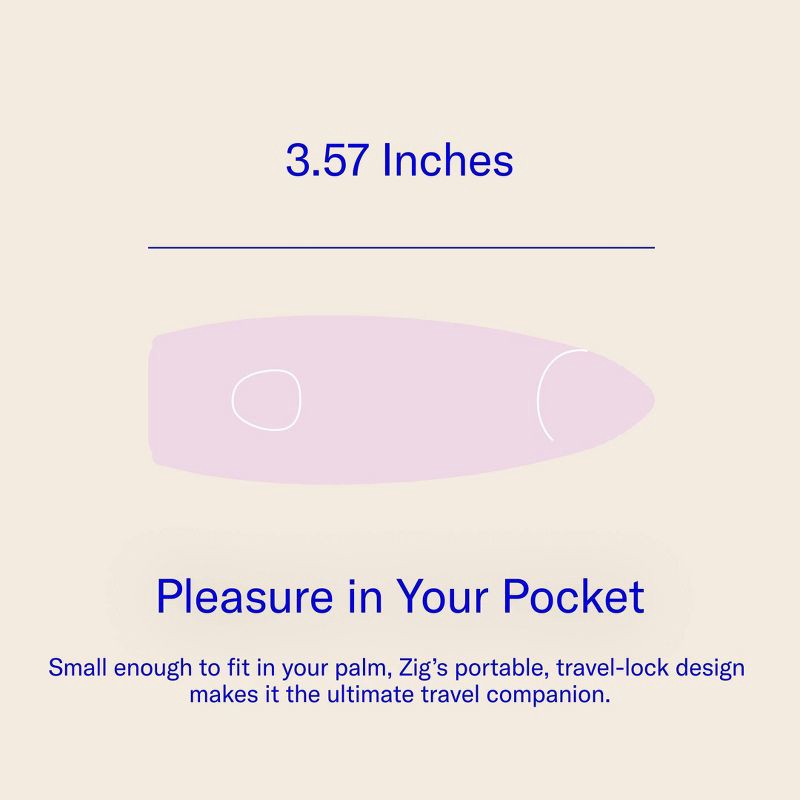 slide 9 of 16, Dame Zig Squishy Bullet Travel, Waterproof, and USB-C Rechargeable Vibrator, 1 ct
