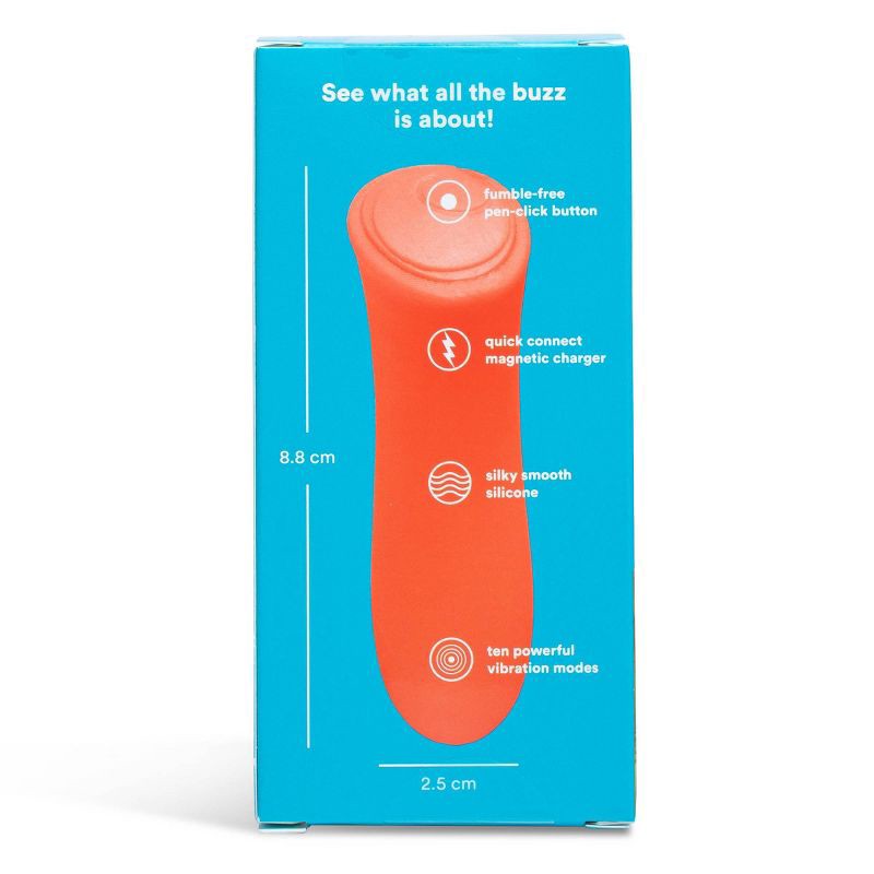 slide 4 of 10, Hello Cake Bullet Vibrator, 1 ct