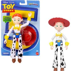 Disney and Pixar Toy Story Jessie Action Figure 8.8" Tall Cowgirl, 12 Posable Joints, Playscale
