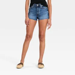 Women's High-Rise Cut-Off Jean Shorts - Universal Thread™ Medium Wash 6