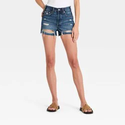 Women's High-Rise Cut-Off Jean Shorts - Universal Thread™ Medium Wash 6