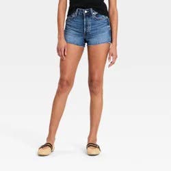 Women's High-Rise Cut-Off Jean Shorts - Universal Thread™ Medium Wash 10