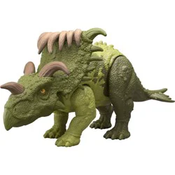 Jurassic World Strike Attack Kosmoceratops Dinosaur Figure, Single Action & Posable, Digital Play