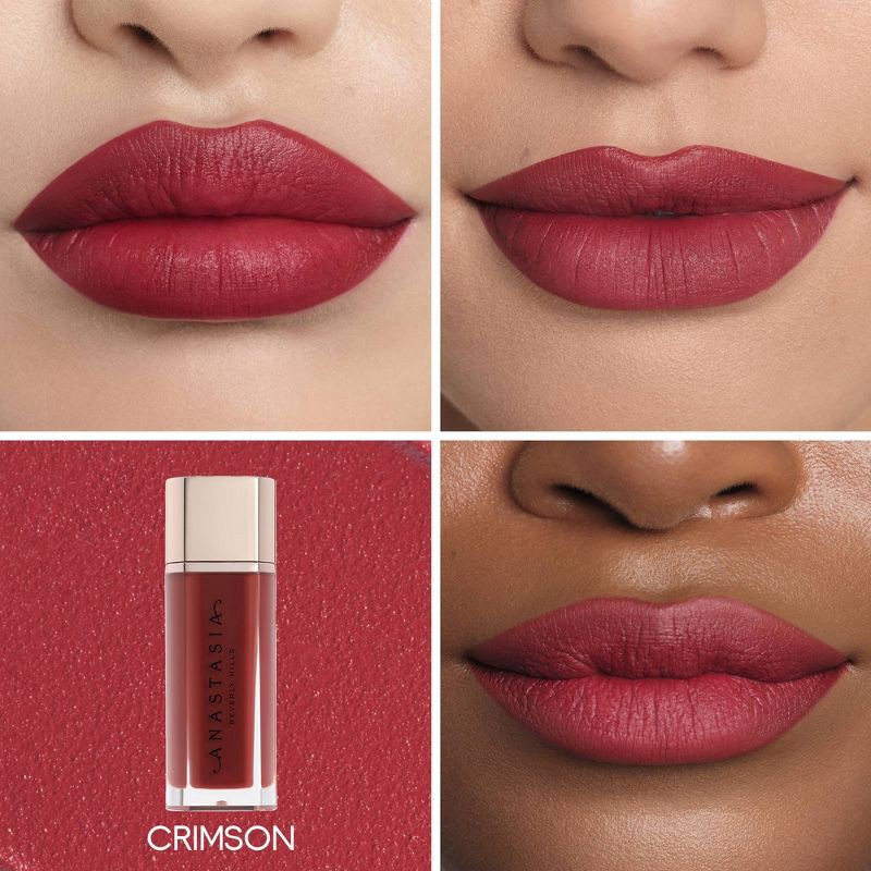slide 3 of 5, Anastasia Beverly Hills Lip Velvet - Crimson - 0.12oz - Ulta Beauty, 0.12 oz