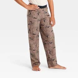 Boys' Looney Tunes Taz Pajama Pants - Brown S