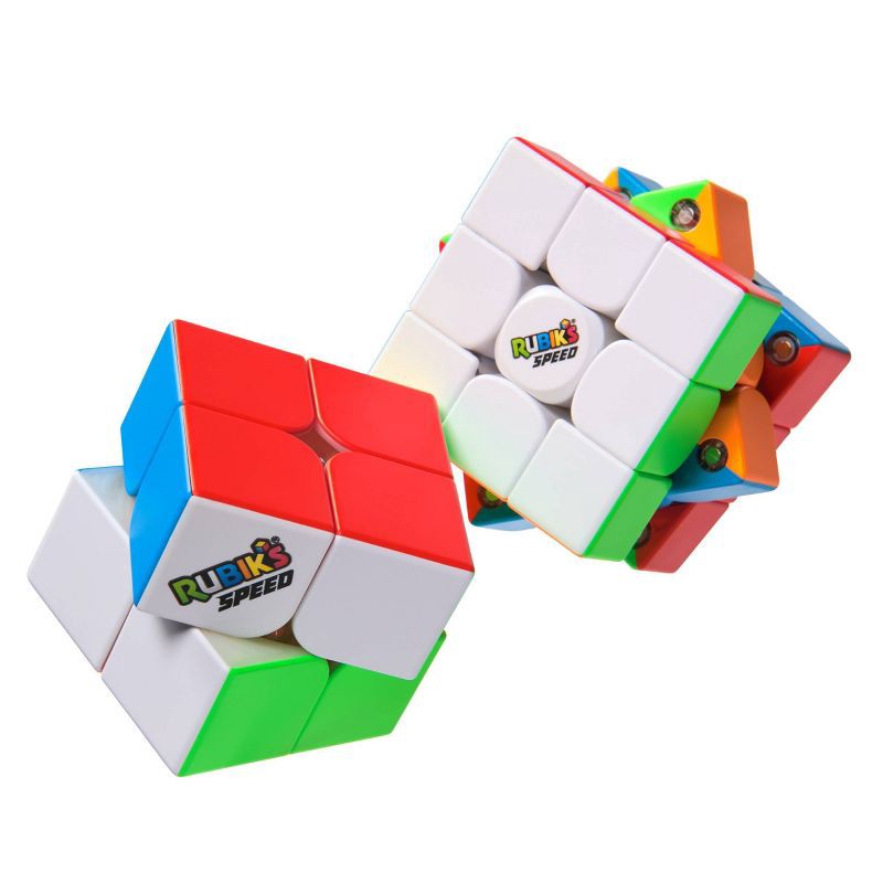 slide 6 of 6, Rubik's Speed Duo 2x2 and 3x3 Brainteaser, 1 ct