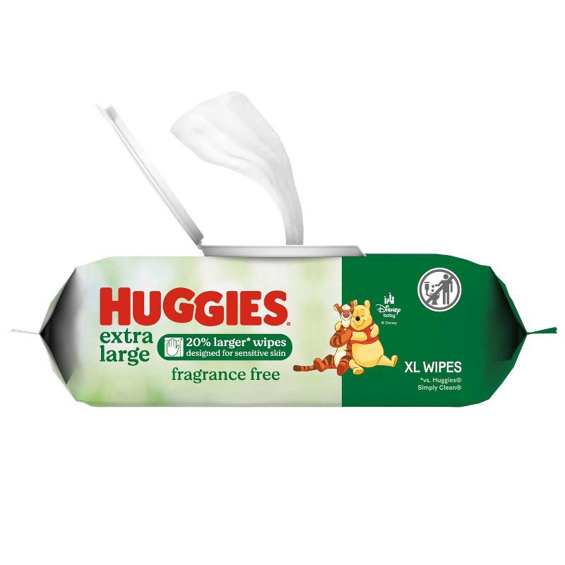 slide 1 of 11, Huggies Unscented XL Baby Wipes - 42ct - 1pk, 42 ct, 1 ct