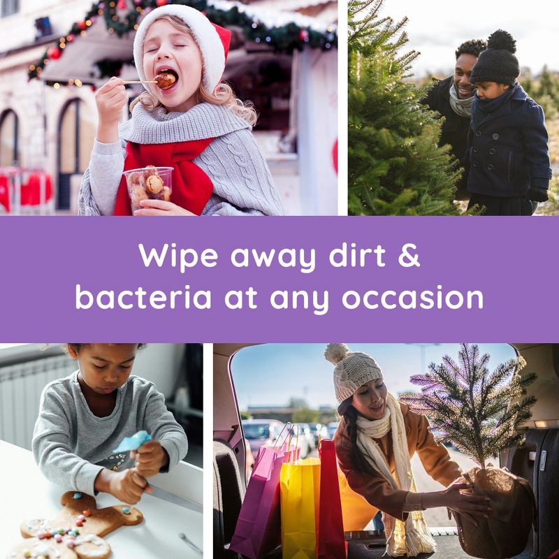 slide 5 of 7, Wet Ones Exclusive Winter Design Hand Wipes - Lavender - 20ct, 20 ct