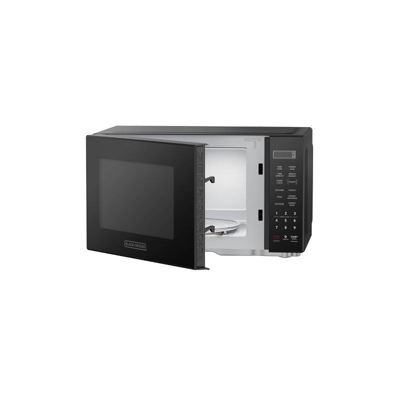 slide 2 of 3, BLACK+DECKER 0.9 cu ft Microwave Black, 1 ct