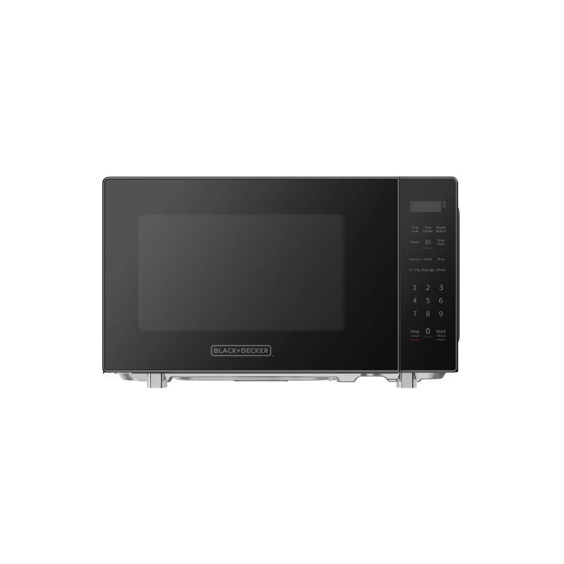 slide 3 of 3, BLACK+DECKER 0.7 cu ft Microwave Black, 1 ct