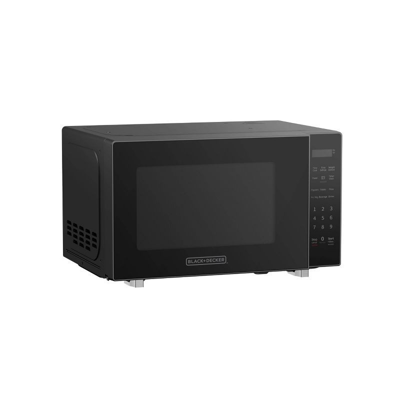 slide 1 of 3, BLACK+DECKER 0.7 cu ft Microwave Black, 1 ct