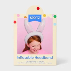 Easter Bunny Ear Foil Balloon Headband Wearable - Spritz™