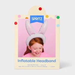 Easter Bunny Ear Foil Balloon Headband Wearable - Spritz™