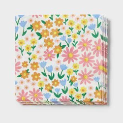 20ct Easter Floral Lunch Napkins - Spritz™