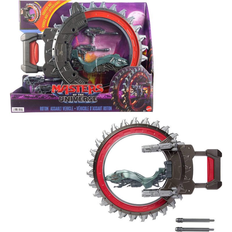 slide 1 of 6, Masters of the Universe 2026 Movie Roton Vehicle 5.5" Scale, 2 Rotating Blades & 2 Sets Blasters, 1 ct