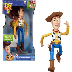 Disney and Pixar Toy Story 5 Running Woody 12" Action Figure, 50 Plus Sounds