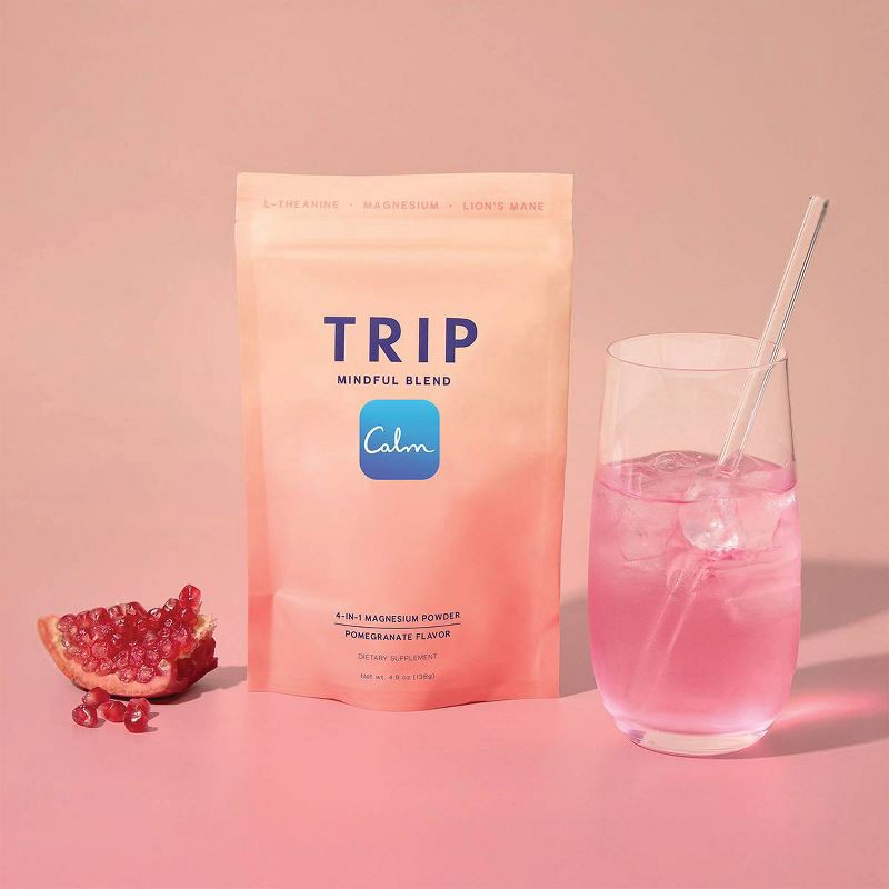slide 2 of 9, TRIP 4-in-1 Magnesium Powder - Pomegranate - 4.9oz, 4.9 oz