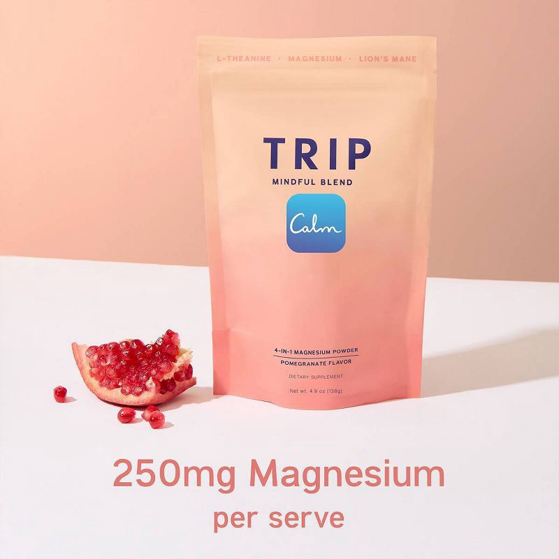 slide 3 of 9, TRIP 4-in-1 Magnesium Powder - Pomegranate - 4.9oz, 4.9 oz