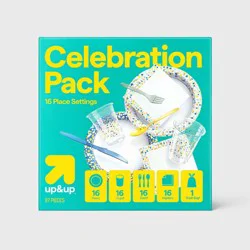 Disposable Table Top Celebration Pack - 97ct - up&up™