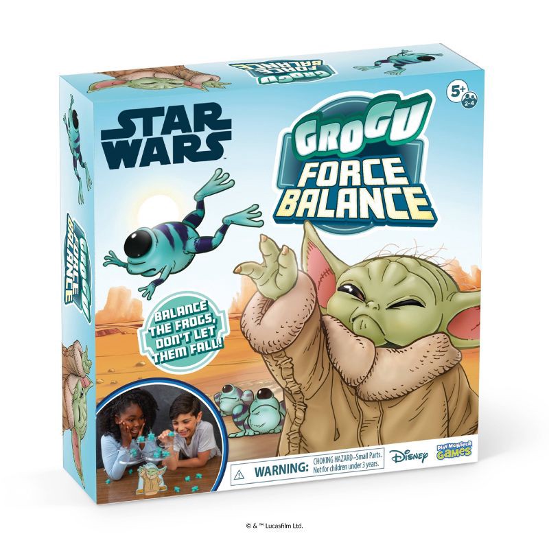 slide 1 of 8, PlayMonster Grogu Force Balance Star Wars Mandolorian Board Games, 1 ct