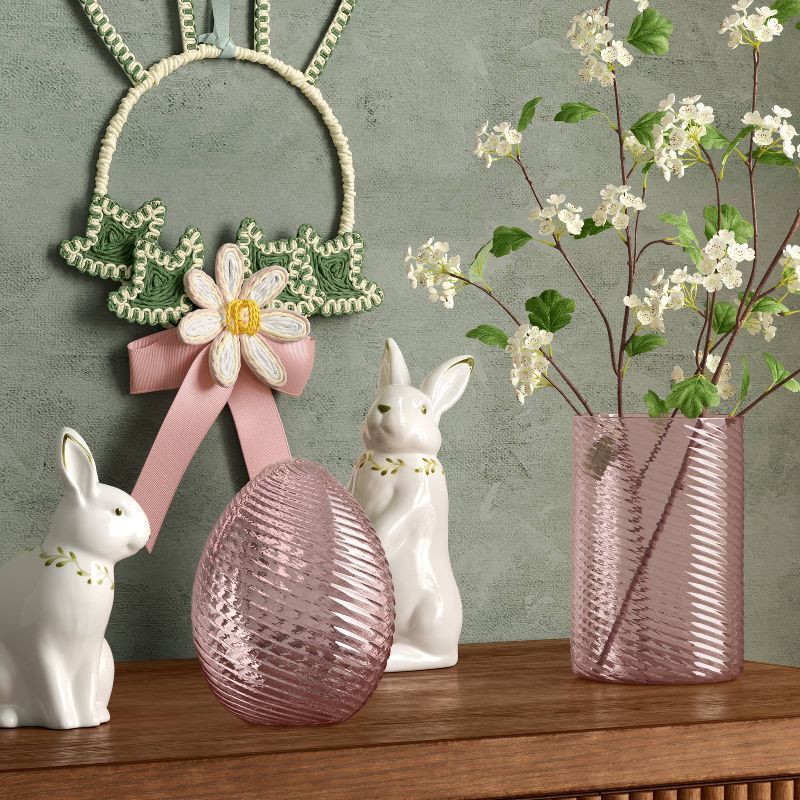 slide 2 of 3, Spun Glass Vase Pink - Threshold™, 1 ct