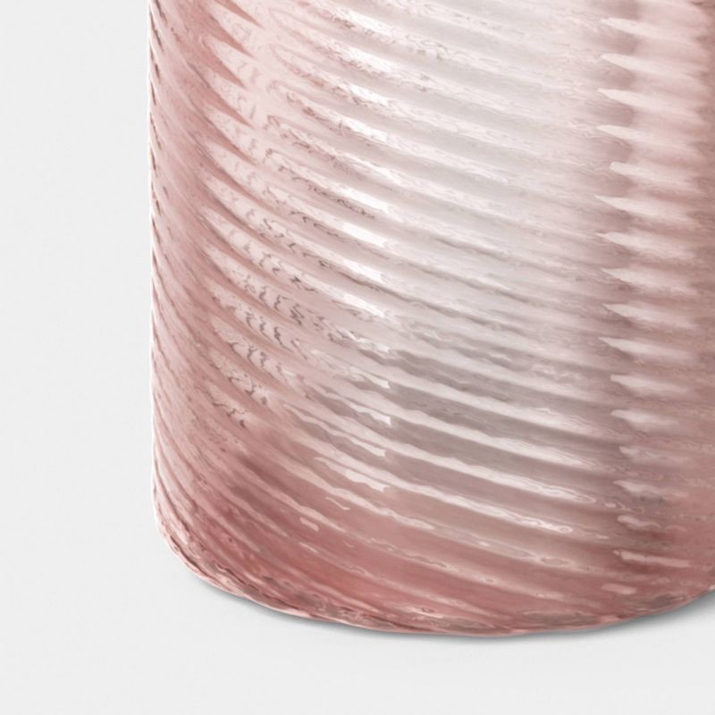 slide 3 of 3, Spun Glass Vase Pink - Threshold™, 1 ct