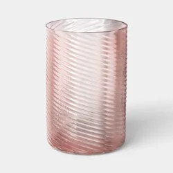 Spun Glass Vase Pink - Threshold™