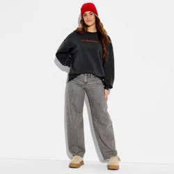 Coca-Cola Women's Coke Can't Beat the Feeling Fleece Graphic Sweatshirt - Black S