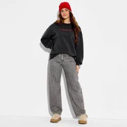 Coca-Cola Women's Coke Can't Beat the Feeling Fleece Graphic Sweatshirt - Black S