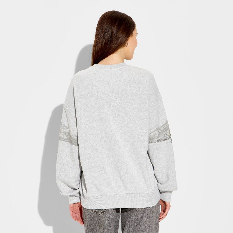 slide 3 of 3, Ford Women's Bronco Tree Graphic Sweatshirt - Heather Gray XS, 1 ct