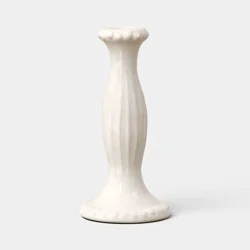 Tall Beaded Ceramic Taper Candle Holder - Threshold™