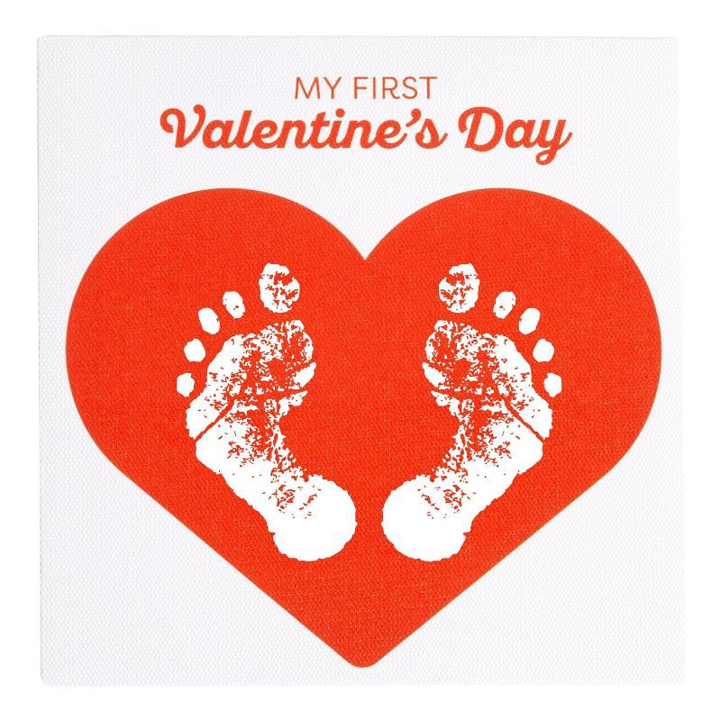 slide 2 of 10, Pearhead Valentine Print Canvas, 1 ct