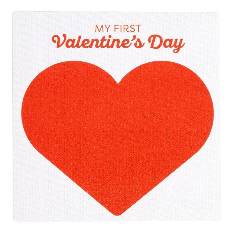 slide 3 of 10, Pearhead Valentine Print Canvas, 1 ct