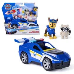 PAW Patrol: Search and Rescue, Chase Rescue Cruiser Vehicle with 2 Figures