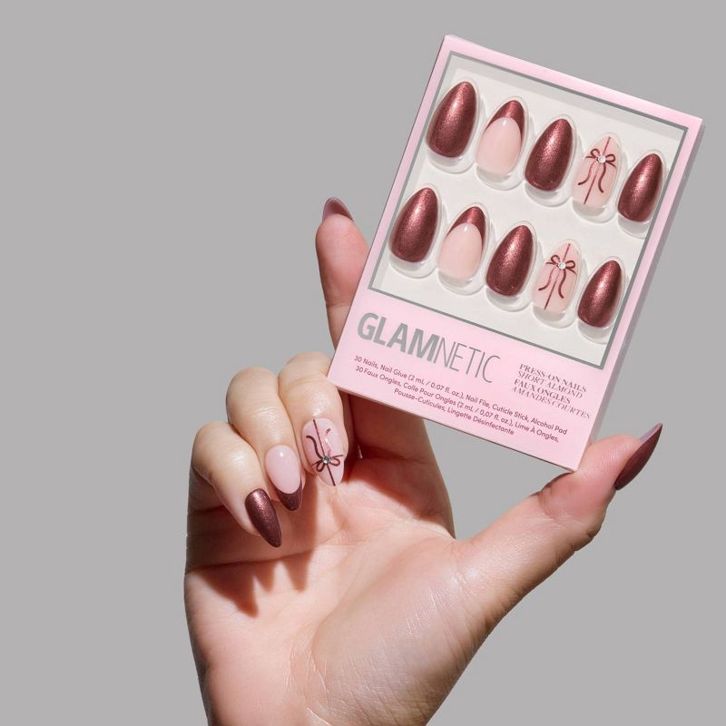 slide 5 of 8, Glamnetic She's A Gift Press-On Nails - 30 ct - Ulta Beauty, 30 ct