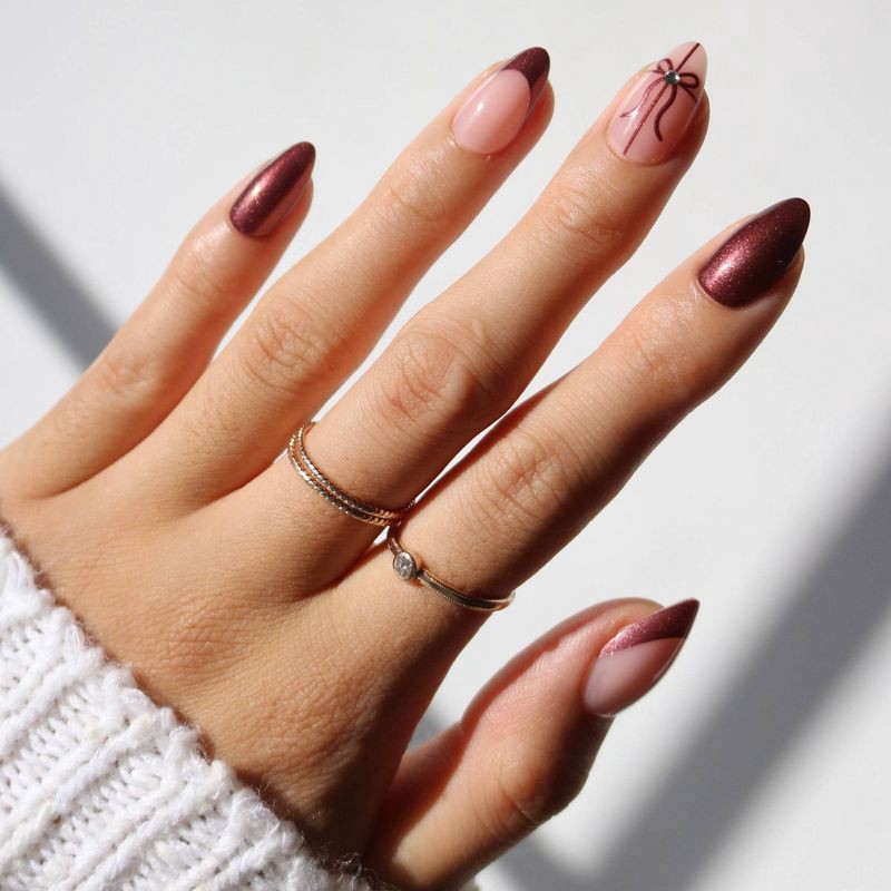 slide 8 of 8, Glamnetic She's A Gift Press-On Nails - 30 ct - Ulta Beauty, 30 ct