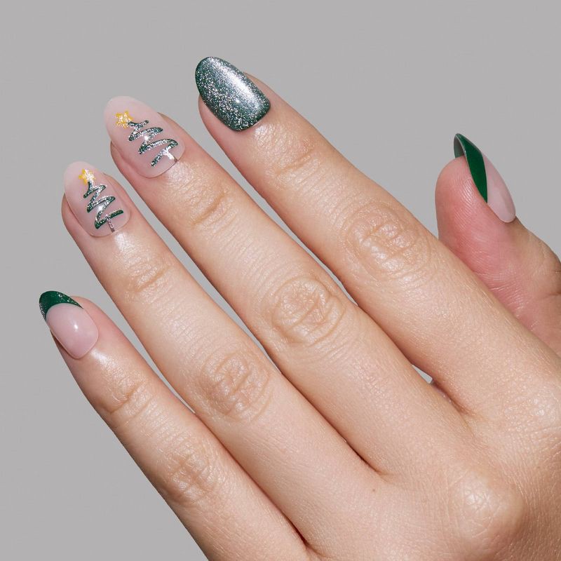 slide 6 of 6, Glamnetic Velvet Pine Press-On Nails - 30ct - Ulta Beauty, 30 ct