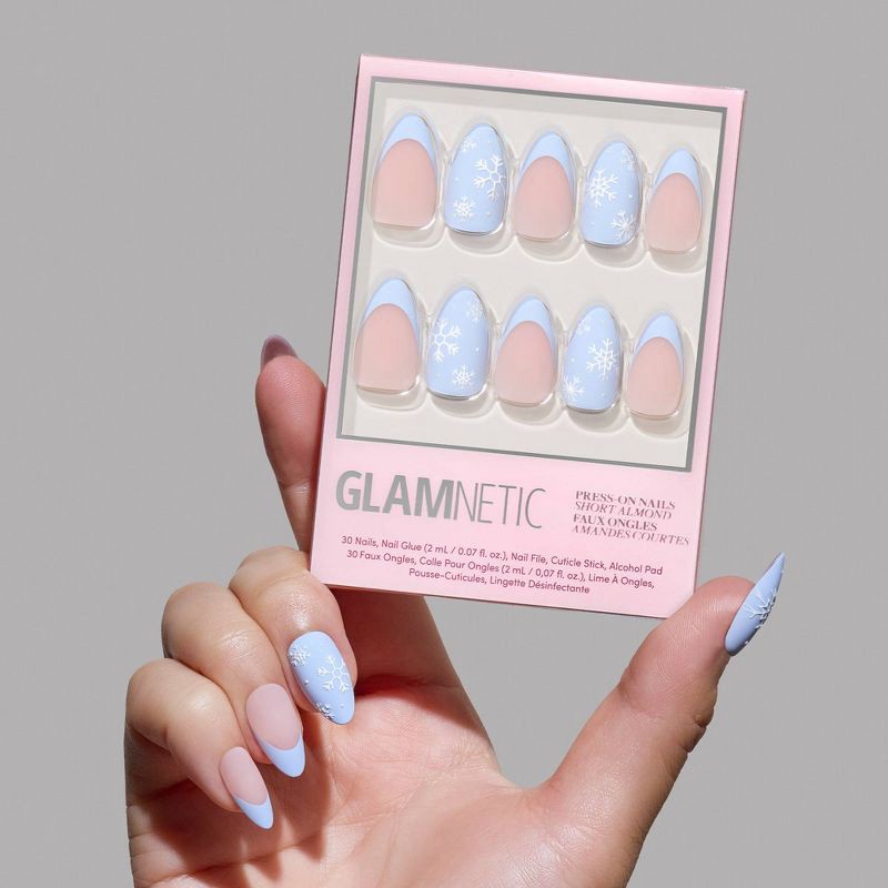 slide 5 of 7, Glamnetic Snow Bunny Press-On Nails - 30 ct - Ulta Beauty, 30 ct