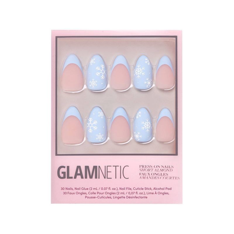 slide 1 of 7, Glamnetic Snow Bunny Press-On Nails - 30 ct - Ulta Beauty, 30 ct